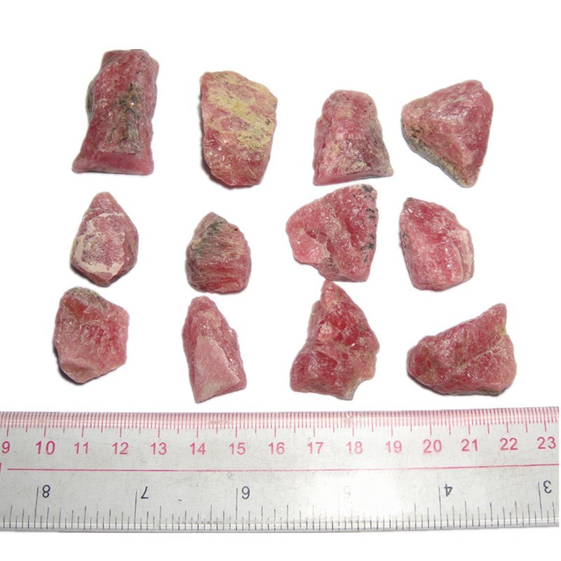 天然菱锰矿原石教学标本 阿根廷红纹原料装饰宝石工艺品 以克计价