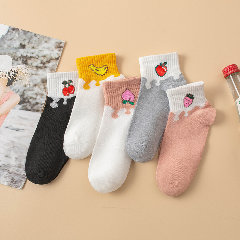 Low-Top Socks Low Top Socks Children's Spring and Summer New Beauty Cute Japanese Style Ins Trendy Men's Socks Wholesale Stall Supply