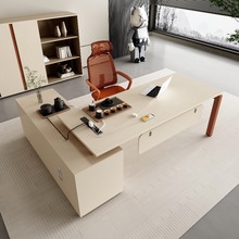老板办公桌椅组合单人办公室家具桌子大班台主管桌经理桌简约现代