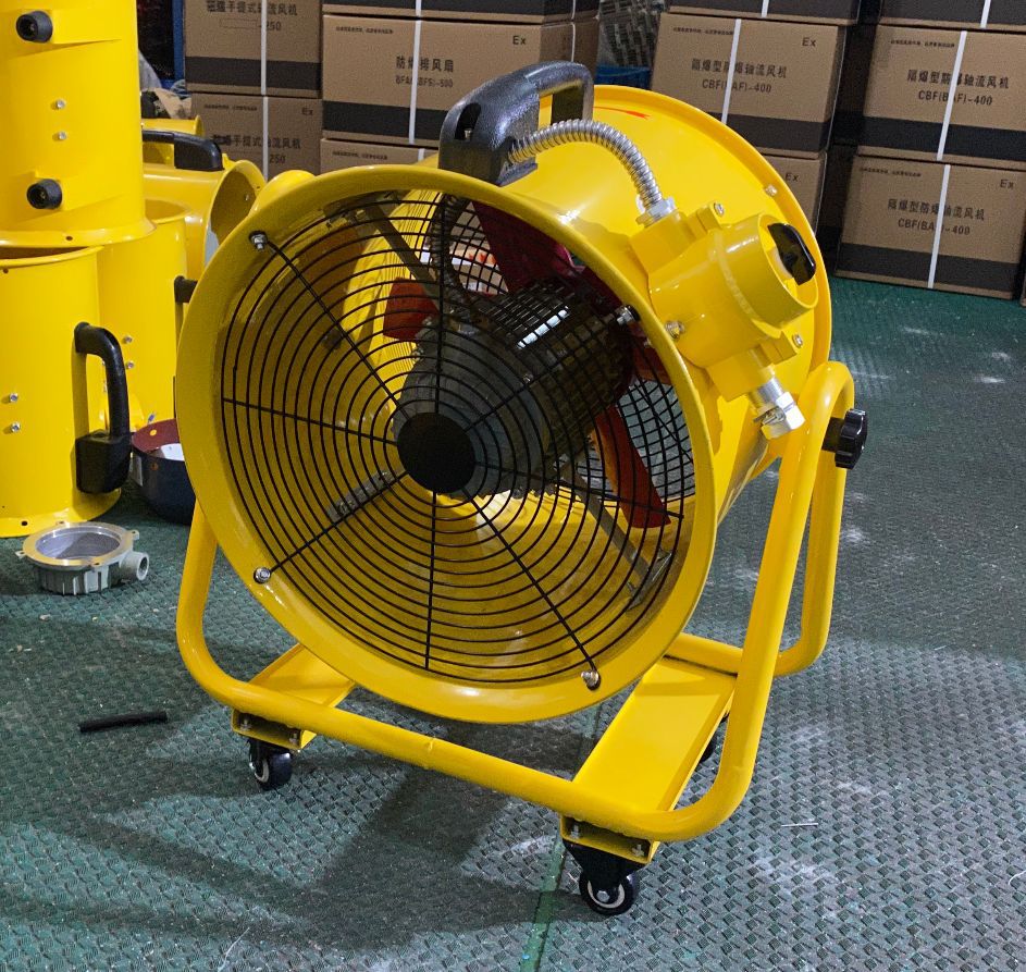 jk噪音低防爆轴流风机220v550w排风扇工业排气扇消防矿洞排风烟