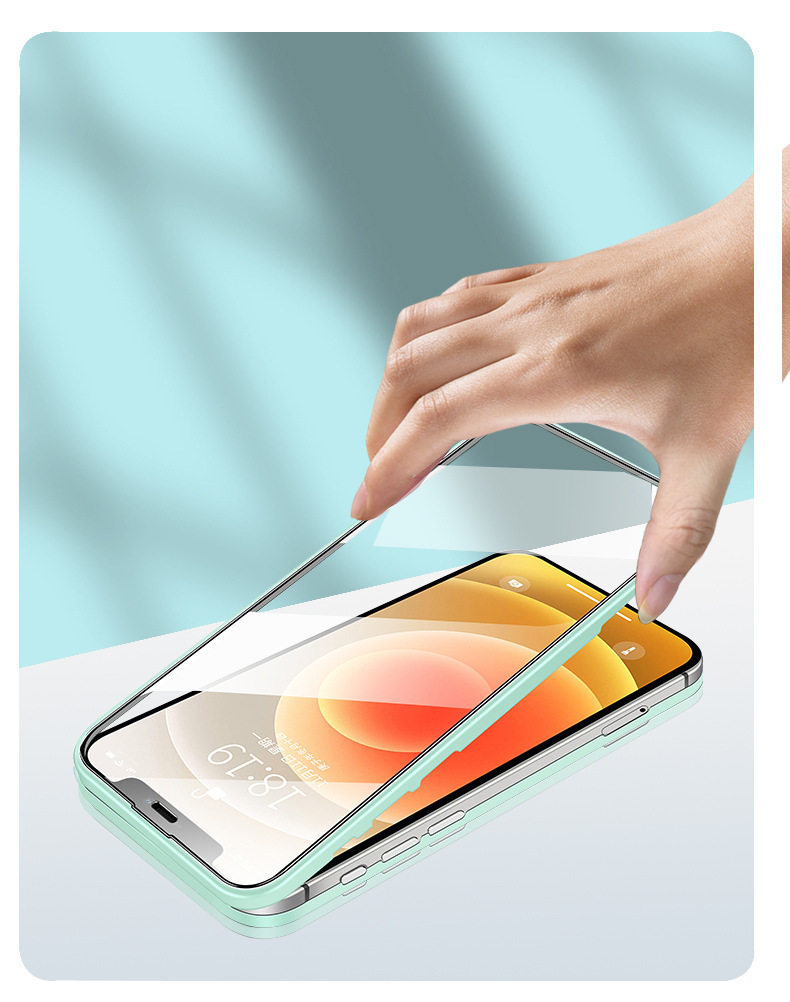 iphone12壳膜一体手机膜壳第二代iphone12promax全包屏幕钢化贴膜