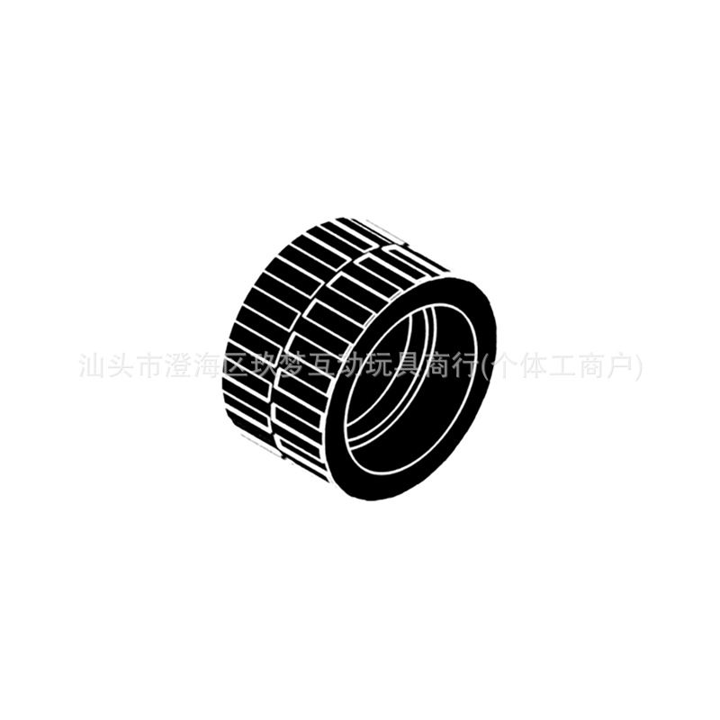 兼容乐高 89201 24x12mm 积木轮皮 小车轮胎 moc科技拼插车轮配件