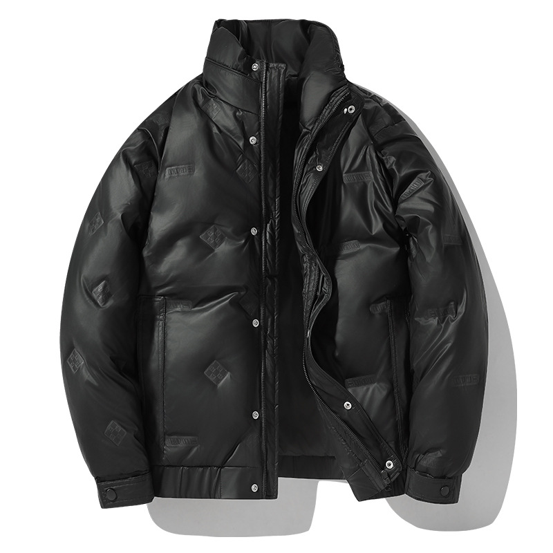 高品质羽绒服男青少年防风外套保暖冬季时尚立领羽绒服微潮保暖