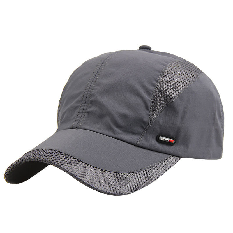 Spring and Summer Men's Hat Outdoor Leisure Quick-Drying Cap Men's Baseball Cap Summer Mesh Breathable Peaked Cap Wholesale