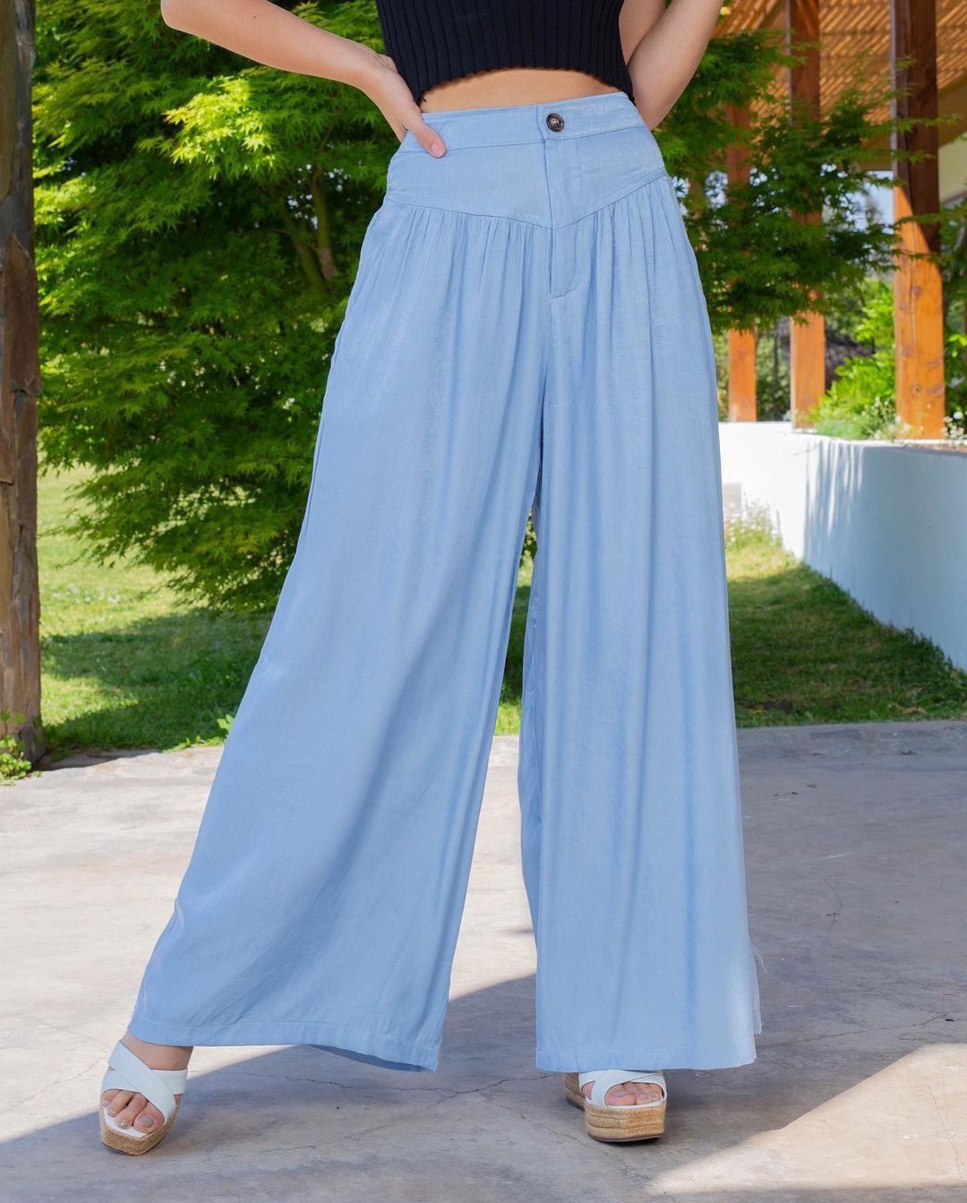 Autumn and Winter 2022 New Amazon Wide-Leg Pants Denim Trousers Bell-Bottoms European and American Women's Pants