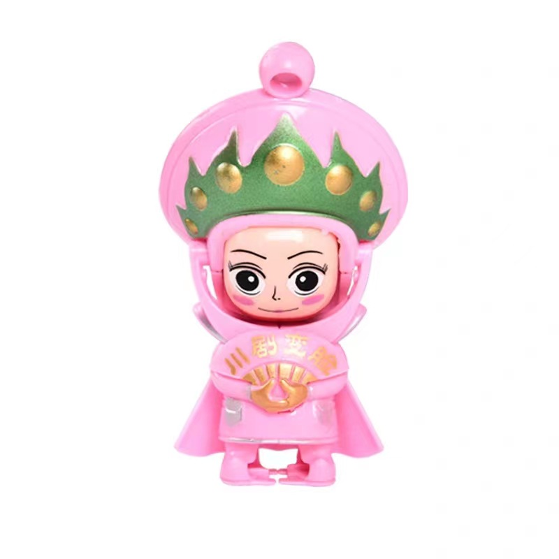 Sichuan Opera Face Changing Doll Toy Chinese Style Characteristic Souvenir Sichuan Facial Makeup Doll Kindergarten Creative Gift