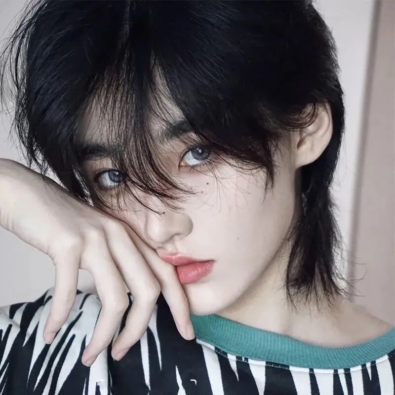 假发男短发韩版帅气日系超a短款缁鱼头男女生日常自然武士头发型