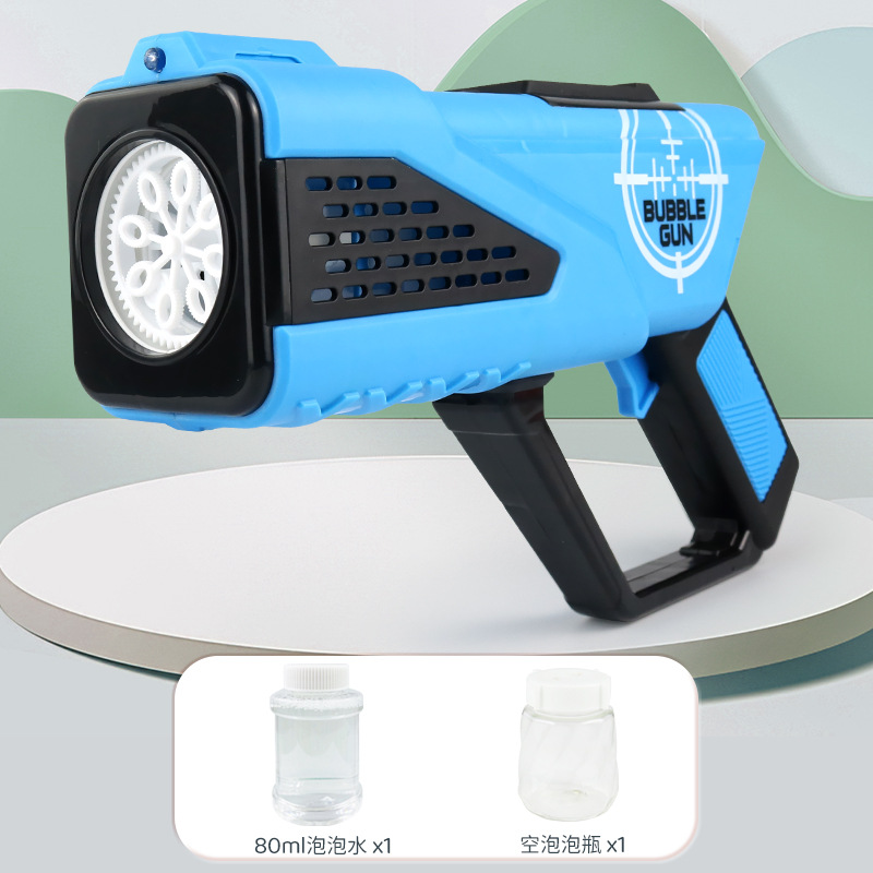 Bubble Machine Handheld Electric Bubble Gun Children's Automatic New Bubble Blowing Machine Bubble Machine Boys and Girls Toy Online Popular