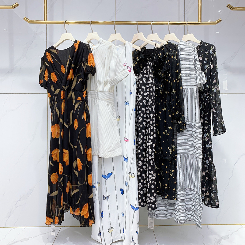 missli2023休闲时尚新款夏装连衣裙尾货品牌折扣女装专柜撤柜清仓