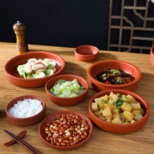 紫砂陶瓷蒸饭碗土老式小碗菜的商用碗饭土陶粗陶蒸米饭专用速卖通