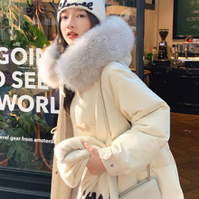 品牌品正撤柜零下30度白鹅绒羽绒服女东北超厚过膝2025冬新款极寒