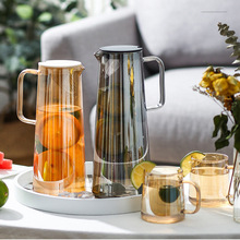 高硼硅透明冷水壶家用玻璃凉水壶大容量茶壶凉白开水杯套装扎壶