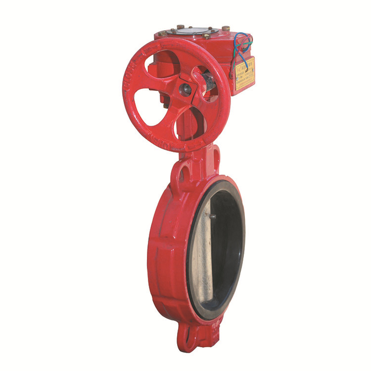 消防对夹信号蝶阀沟槽信号蝶阀zsxf-50/65/80/10/125/150/200-d