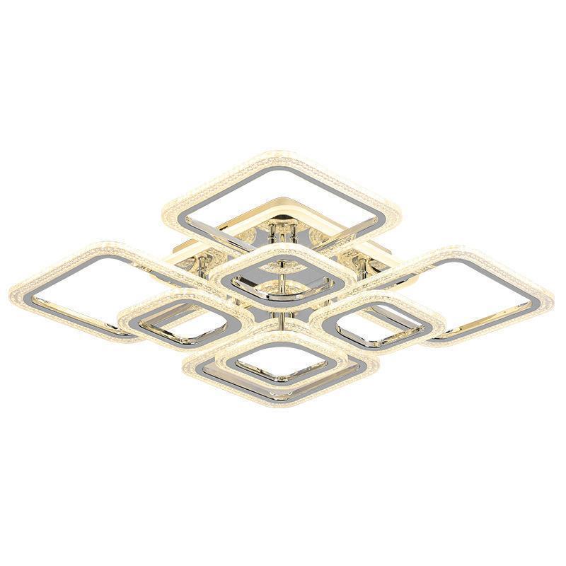 Cross-Border Luo Color Lamp Living Room Bedroom Led Ceiling Lamp Square Nordic Indoor Luminaire Home Decoration Modern Lighting
