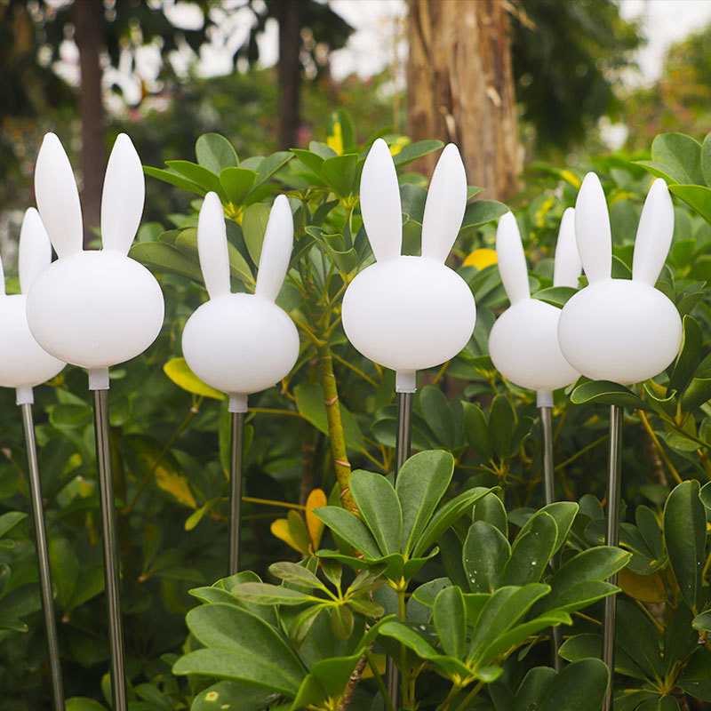 Xinyuan Lighting Reed Lamp Outdoor Landscape Lamp Little Bunny Cute Modeling Lamp Art Gallery Rabbit Ears