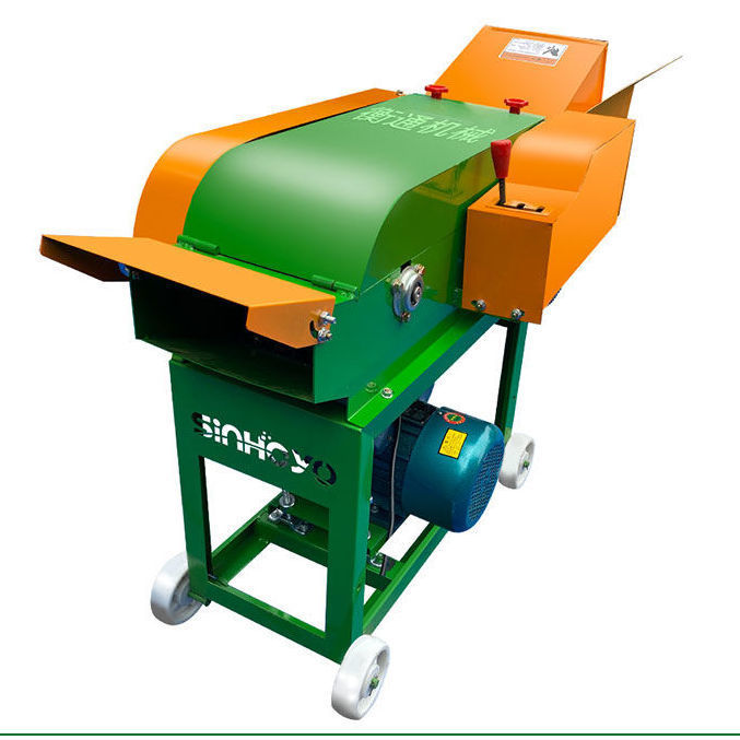 家用220v小型干湿两用铡草粉碎揉丝机玉米秸秆养殖牛羊电动切草机