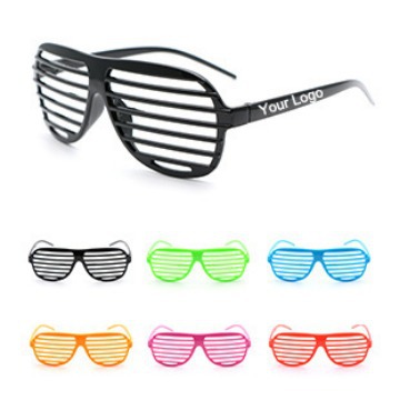 百叶窗眼镜跨境外贸个性百搭厂家直销潮流时尚装饰眼镜新款