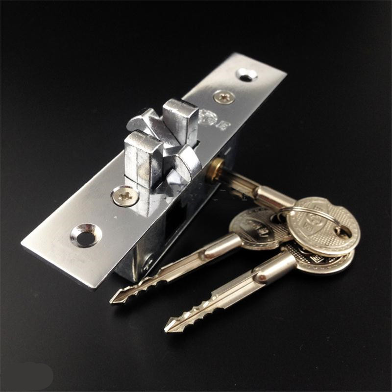 佳固有框铝合金平头锁地锁纱窗网防盗门锁推拉门勾舌爆炸锁批发