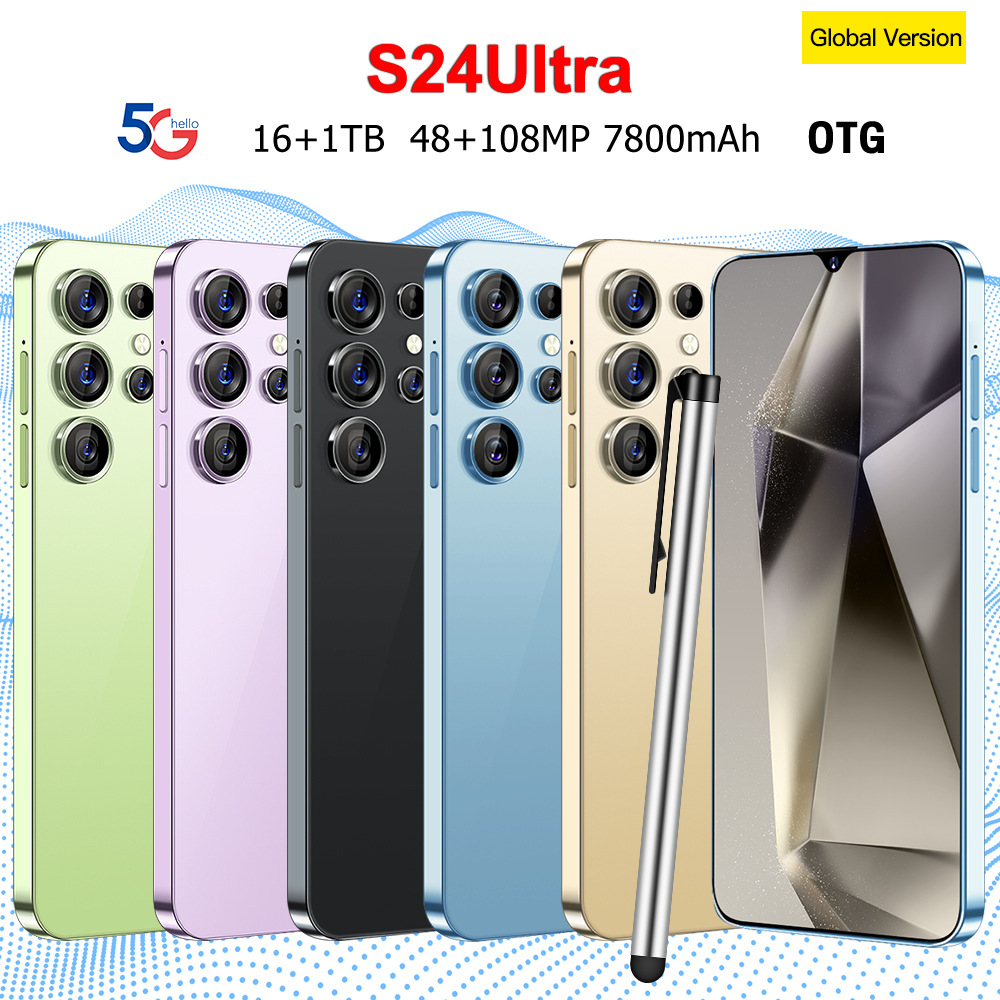 S24Ultra跨境新爆款现货6.5寸2+16安卓3G智能OTG手机外贸低价代发