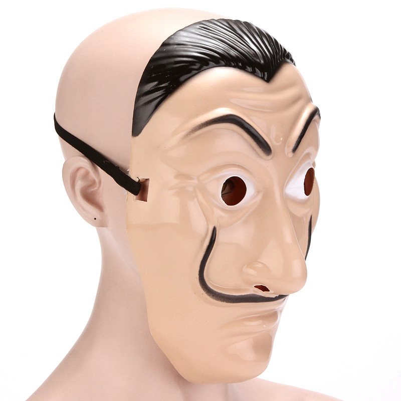 电影同款la casa de papel贝拉桥纸牌屋达利面具cosplay周边道具