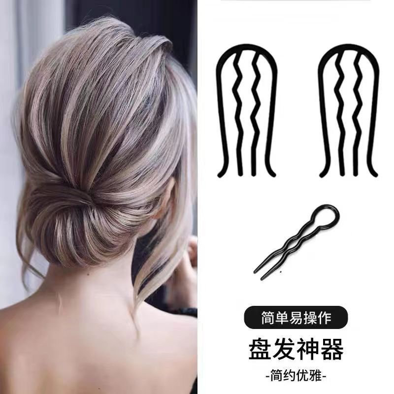 Weave Bun Updo Gadget Hair Accessories Back Head Hair Comb Hair Clasp Iron Holder Bud-like Hair Style Hair Styling Tools