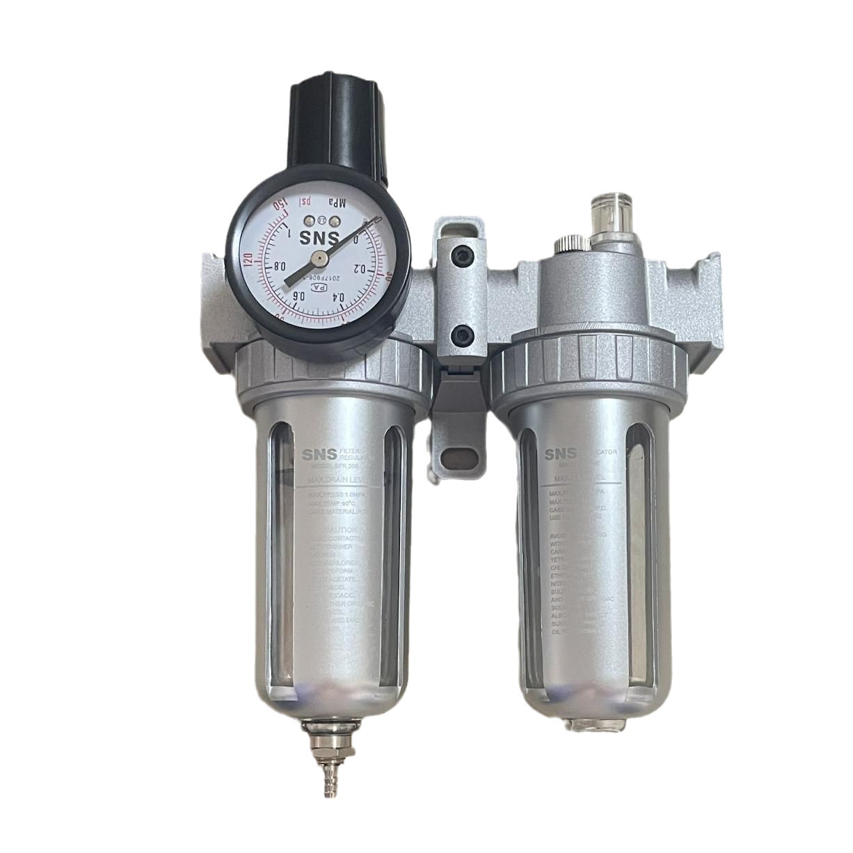 SNS 减压调压油水分离器两联体 单联体过滤器 空压机配件4分