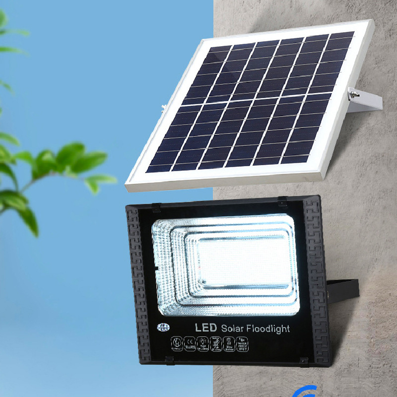 太阳能投光灯 家用led庭院灯道路户外墙壁灯具大功率户外超亮照明