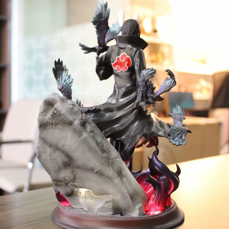 火影忍者 晓组织 殿堂宇智波 鼬 可发光乌鸦鼬 手办模型 摆件