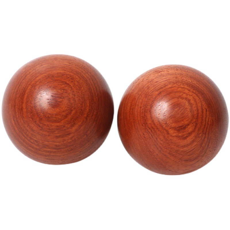 健身球手球手握球实心保健球中老年人按摩球把玩球实木手转练手球