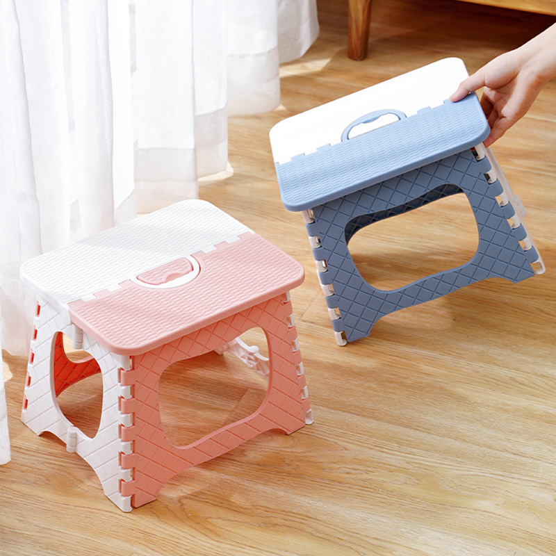 Kindergarten Foldable Stool Outdoor Portable Fishing Stool Stall Portable Small Stool Household Storage Stool Plastic Stool