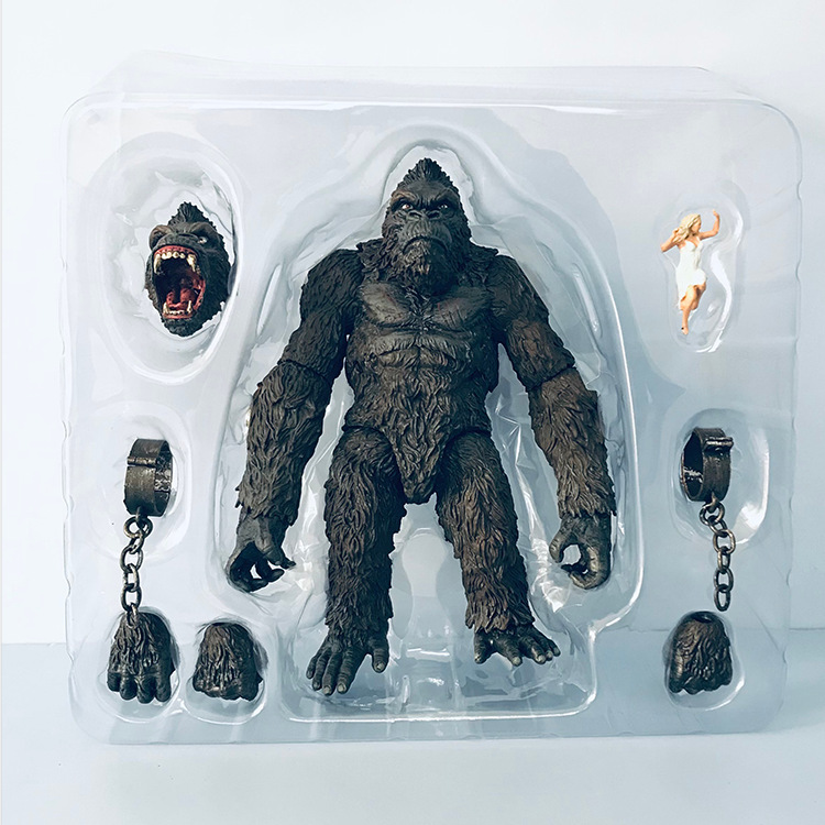 mezco 蚂蚁金刚骷髅岛新款大猩猩 动漫手办可动人偶批发