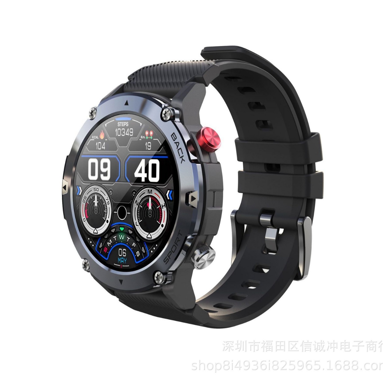 跨境新款c21三防智能通话手表多运动模式高清屏双模长续航防水