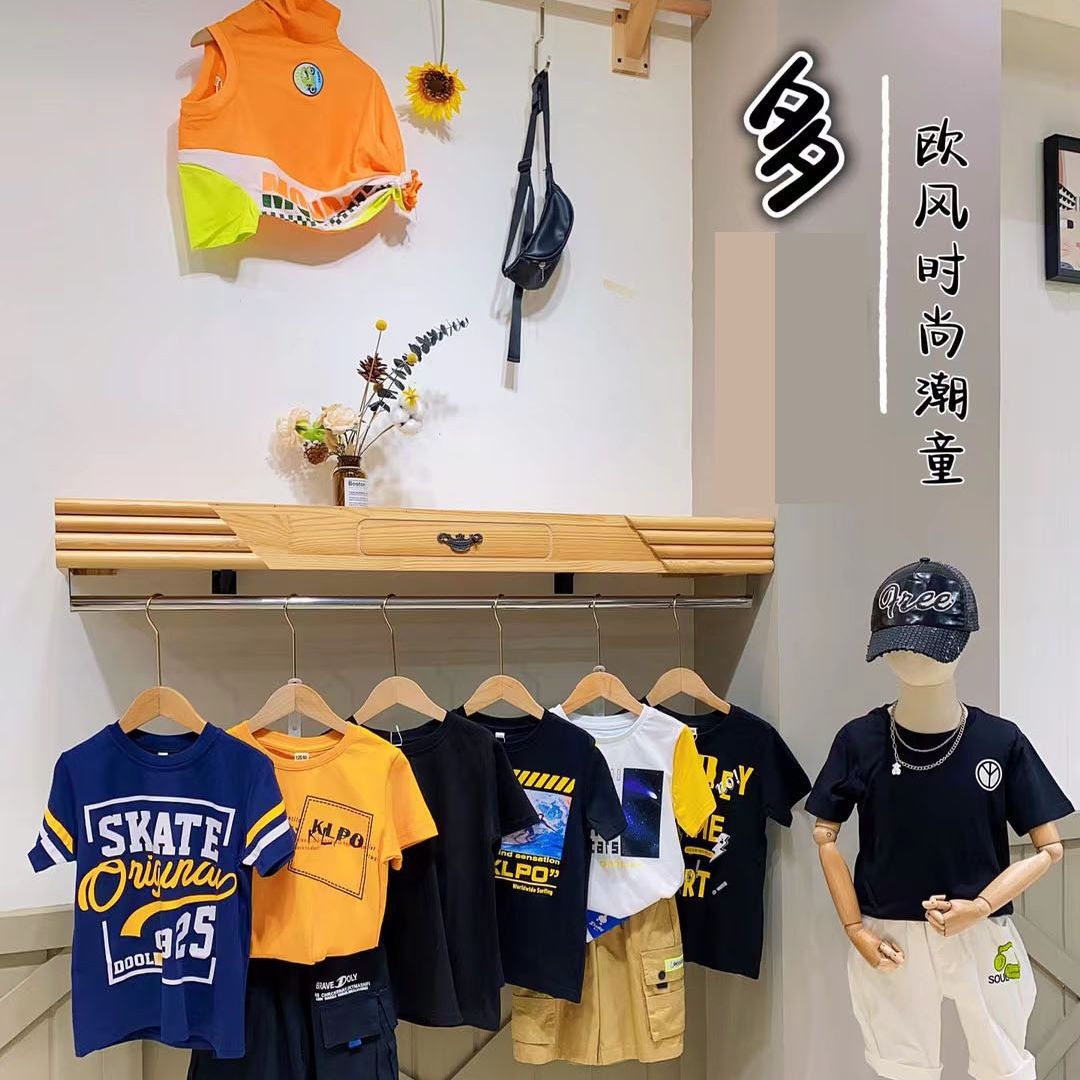 小黄鸭品牌童装高端货童装批发货源秋夏季童装品牌折扣店进货渠道