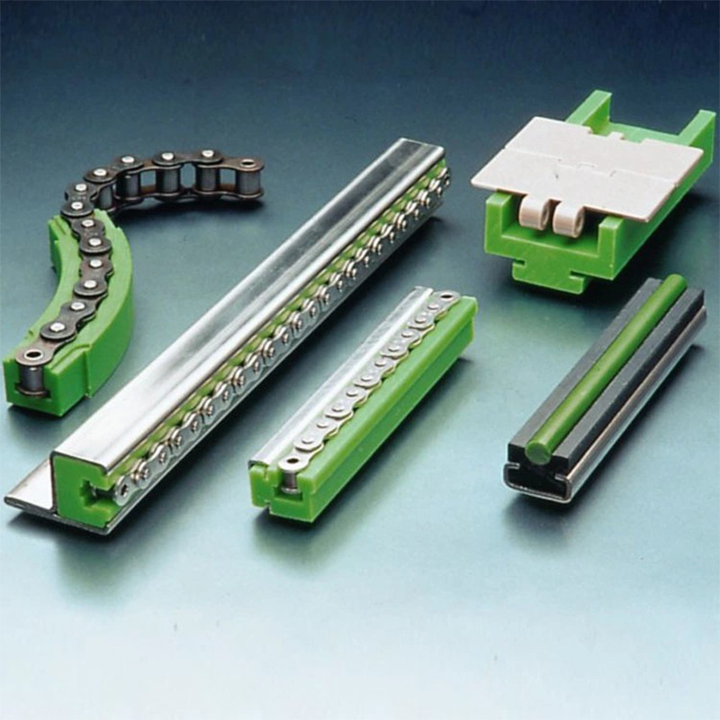 工厂直供聚乙烯链条导轨耐磨条机械用直线导轨t型双排链条导轨