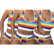 亚马逊爆款跨境新款独立站夏季欧美女装气质印花性感短裤套装女