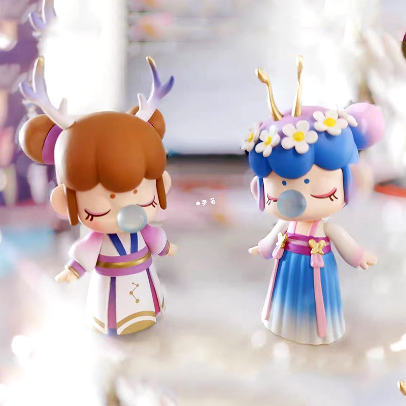 nanci囡茜林深不知处与子成说盲盒狐仙虞姬少女心手办一套全套娃