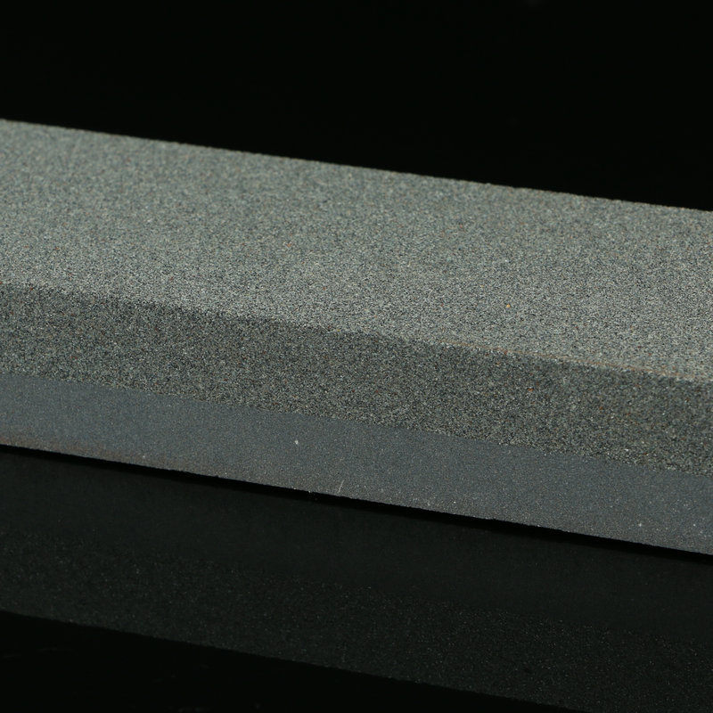 黑碳化硅野人头双面油石 批发精细双面磨石条 家用双面磨刀石