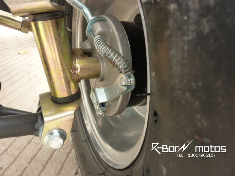 尤奈特48v750w无刷电机 前鼓刹带倒档小公牛沙滩车/四轮电动车