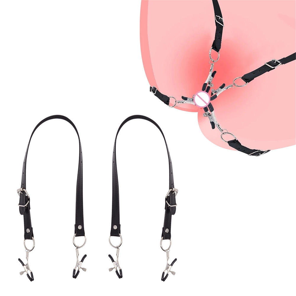 bdsm阴唇夹阴蒂夹分穴神器女奴下体调教惩罚虐阴成人用品性玩具
