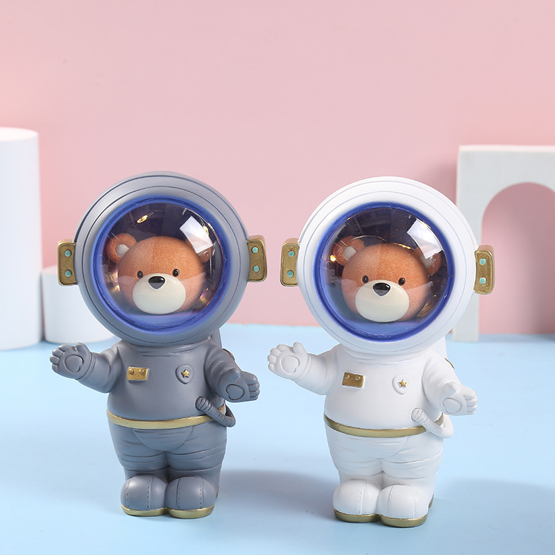 太空熊宇航员轻奢摆件创意家居落地装饰品摆设卡通生日礼物礼品