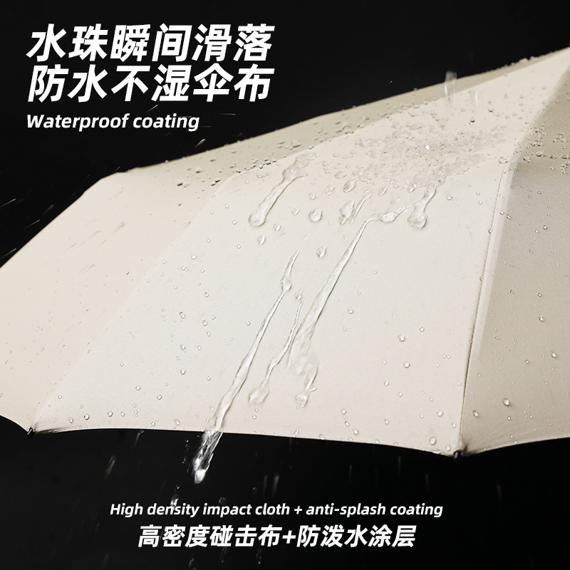 60 Bone Automatic Umbrella Women's Rain and Rain Dual-Use Large Reinforced Folding Wind-Resistant Men's Sunshade Sun Protection Uv