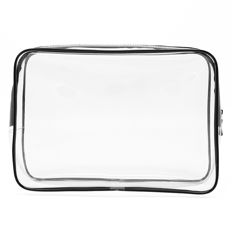 New Cosmetic Bag Wholesale Large Capacity Simple and Portable Wash Bag Dry Wet Separation Travel Storage Bag Transparent Waterproof