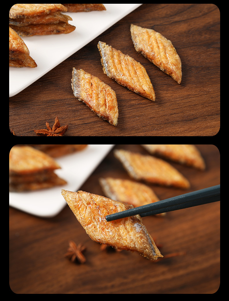 香酥带鱼淡干休闲开袋即食水产干货 10斤一箱带鱼酥海鲜零食小吃