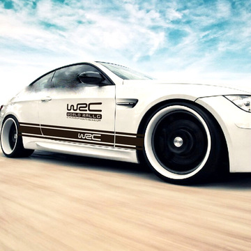 汽车腰线贴wrc贴纸车身贴纸拉花个性改装全车贴花车门划痕刮痕贴