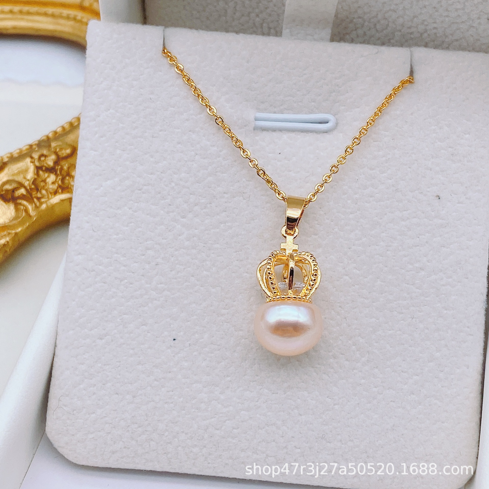 Natural Freshwater Pearl Necklace Clavicle Chain Necklace Female Niche Pearl Pendant Accessories Detachable Factory Wholesale