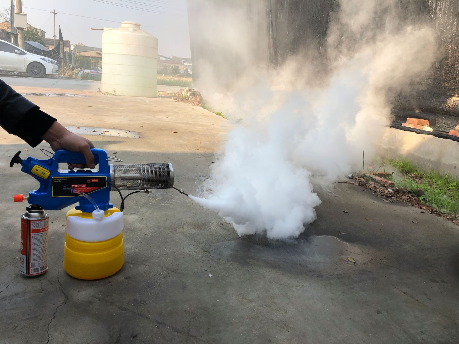 烟雾机小型2l防疫雾化杀虫手提式烟雾机便携式弥雾机