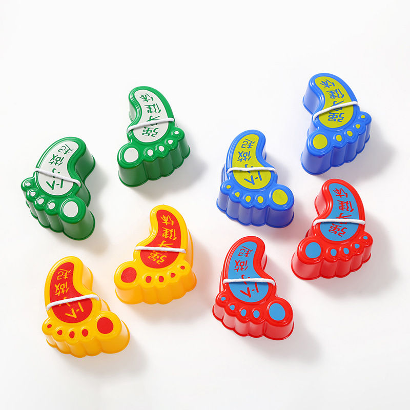 小脚丫高跷儿童幼儿园平衡感统训练器材厂家亲子早教户外运动玩具