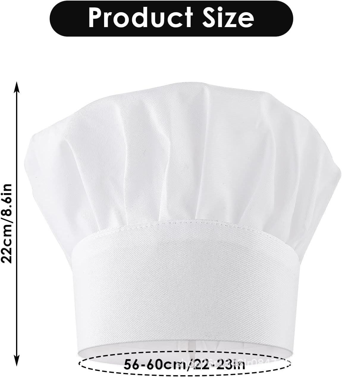 Junda Disposable Non-Woven Fabric Medium and High Chef Cap Unisex Kitchen Thickened Catering Chef Work Cap Factory Direct Sales