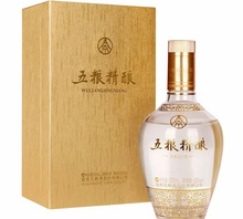 五粮精酿拉丝金 浓香型白酒52度 500ml*6瓶整箱礼盒装 宴席送礼