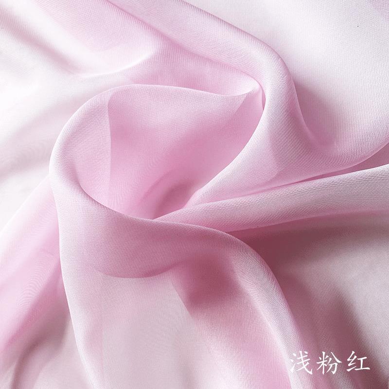 30d天丝雪纺薄纱雪纺汉服娃衣古装窗纱婚庆布景装饰丝巾布料面料